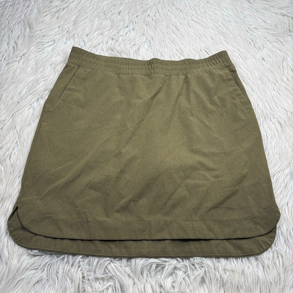 Duluth Women's 14 Green Breezeshooter Skort Hiking Camping Gorpcore